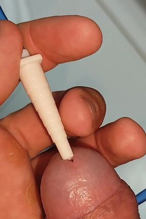 Applying Serum for a Nice Hot and Fierce Cock