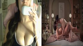 Futa creampie fucks tight pussy raw and sloppy 3D anime hardcore