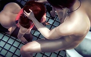 Hentai 3d uncensored - shien hardsex in toilet - japanese asian manga anime film game porn