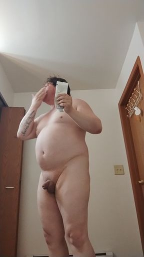 4-8-2026 workout, push ups, squats, stretching and getting ready