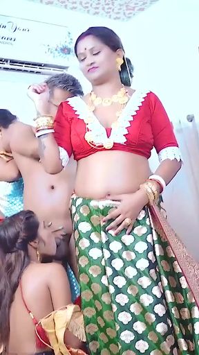 Powerful moment from &quot;Desi Indian Tharki Sasurji Hardcore Fuck with His Four Daughter in Laws at the same Time ( Full Movie )&quot;