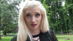 GERMAN SCOUT - SKINNY COLLEGE TEEN REAL PUBLIC PICKUP FUCK