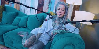 I talk about P - Passion - ASMR podcast SFW talking goth skinny girl dreadlocks tattoo model inked girl