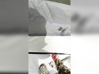 inTENTS Morning Sex Camping POV and Getting Risky!