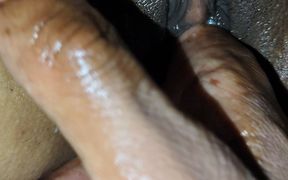 Hand Put Oil in Sister-in-law's Chut