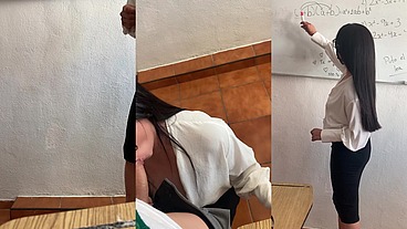 ALUMNO se COGE a su MAESTRA en el SALON! Les Cuento una ANECDOTA? ME COGI A MI MAESTRA VERO en el Salon de Clases Cuando me Estaba Dando Clase! Ella es una MILF MEXICANA Muy RICA! HD COMPLETO!