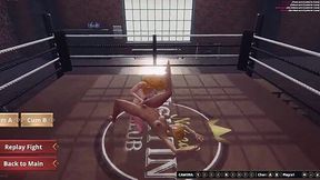 Busty Bitches Brawl: Chelci Fights Michelle Naked in 3D