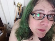 Trans Goth Girl with Small Penis Humiliates Your Small Penis