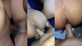 me cojo a mi novia y a su mejor amiga sin condon y con un dildo hasta venirme adentro de ellas y dejarlas escurriendo
