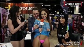 scened MILF Cyrus with Jennifer White and Selina Santana