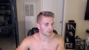 Logan Vaughn Models Underwear in a Party Chat