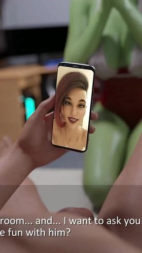 Demoness Sucks Cock While GF Swings - the Spellbook Corruption Route #6 Animated Sex Game