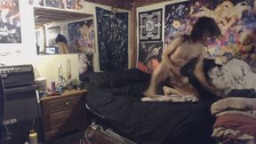 Fleshlight session on new bed