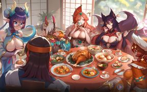 Ep9: Tea Ceremony with the Chosen 5 - a Royal Gathering in the Imperial Harem - Harem Fantasy