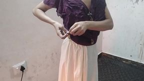 Chachi ka kapda nikal kar jabar dasti choda