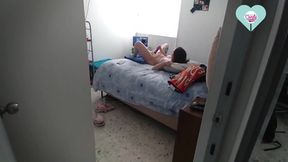I Caught My Stepsister Masturbating so I Fucked Her Until She Squirts