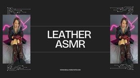 asmr leather