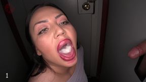 b010 brunette nympho with sexy juicy lips returns for 3rd visit