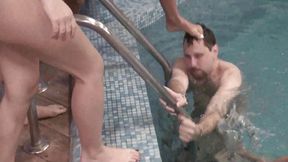 Kicking Fun in the Swimming Pool