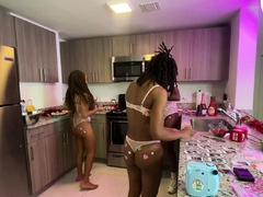 Hot Big Black Latina booty Black and Ebony