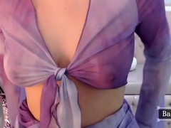 Skinny pretty natural boobs petite web teen babe