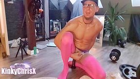 Kinkychrisx Trains For Black Boys Wearing Pink Thigh Highs