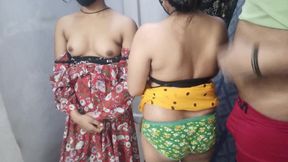 Indian Sex - Husband Wife and Stepsister-in-law Fucked Together