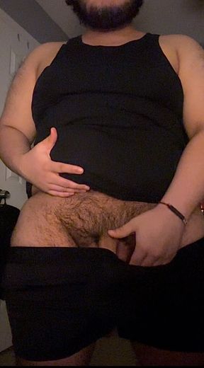 Young Chubby Latino Jerks Off Small Cock Homemade