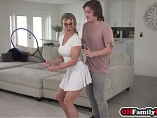 Large melons mother I'd like to fuck Cory Pursue drank large penis and breasty stepmom got drilled hard