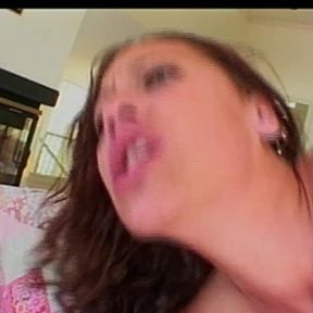Sexy Brunette Rides a Nice Big Cock!