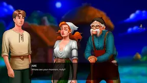 Elven Princess Surrenders to Steaming Passions Under Starlit Stalls