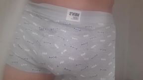Bathroom Piss in Underpants