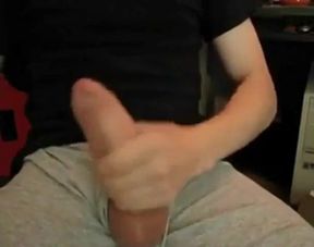 Big Cock, Huge Load! Amateur Handjob by a Man with a Big Dick!