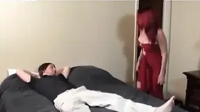 Two hot babes share lucky guy in FFM threesome