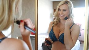 Busty Natalia Starr Sucks Cock