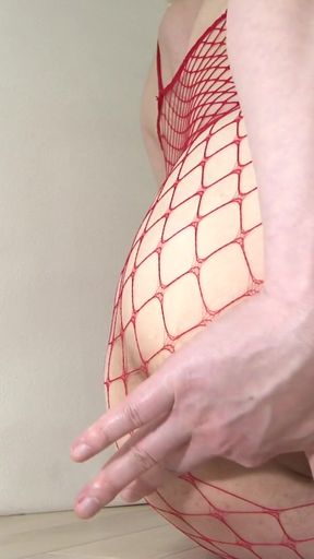 Captivating moment from &quot;Anal masturbation 05.2021 - Inserting purple dildo -&quot;