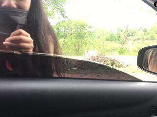 Thai Story SEX Public Fellatio In Car THAT GUY CUMS IN MY THROAT