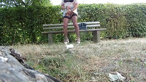Ladyboy chillin in the Park