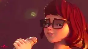 The Ghost Of a Brothel - Velma gets face fuck deepthroat blowjob