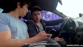 Jonas Matt fucks Dan Daniel before reaching his cruising destination