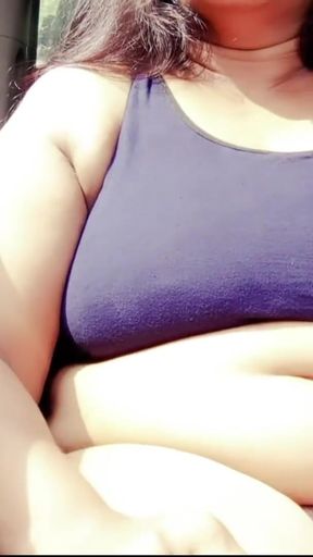 Jaw-dropping moment from "Desi Big Boobs Bhabhi Paid With Deep Blowjob To Devar Drop Her Home"