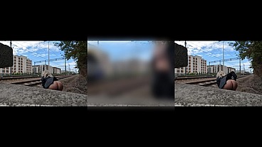 TRAIN FLASH BIG TRANS DICK AND ROUND ASS PUBLIC EXHIBITIONIST