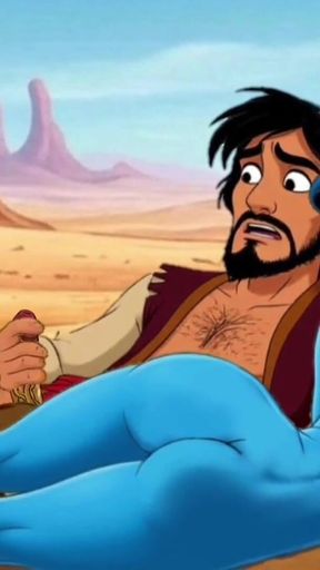 Genie Girl Jerk off Dick to Adaddin. Fairy Tale Story