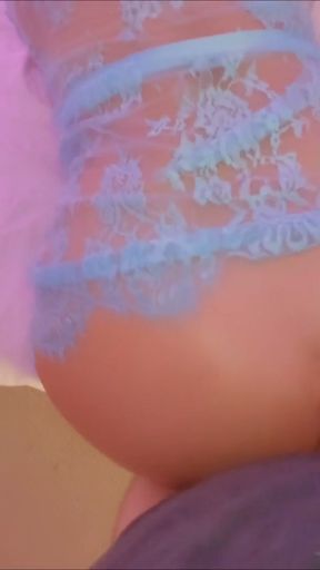 Kind stepmom prepared her big ass for her stepson and let him cum inside   Clip 1
