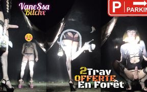 2 French Transvestites Offered in the Forest