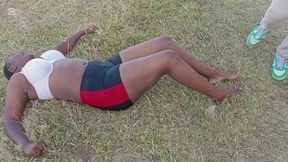 SHIRO CARRYING TWO GIRLS ONE AT TIME IN LIFT AND CARRY POSITION