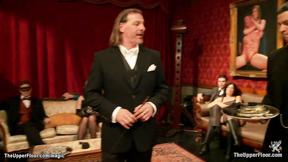 ”Titty slaves ravaged at bdsm party”