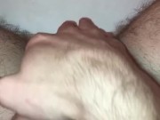 Young 21 Yearl Old Twink Jacking off in Shower and Using Cum as Lube
