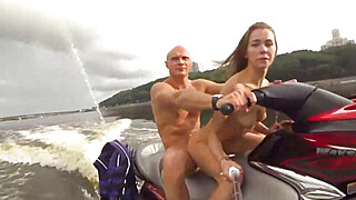 Public Anal Ride On The Jet Ski In The City Centre