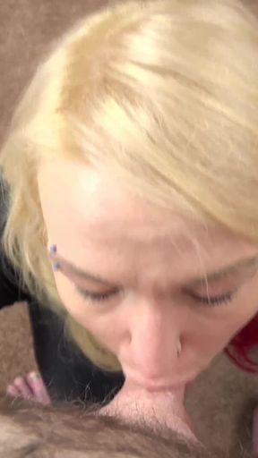 Nova Rae Gives JOI and Swallows a Cock
